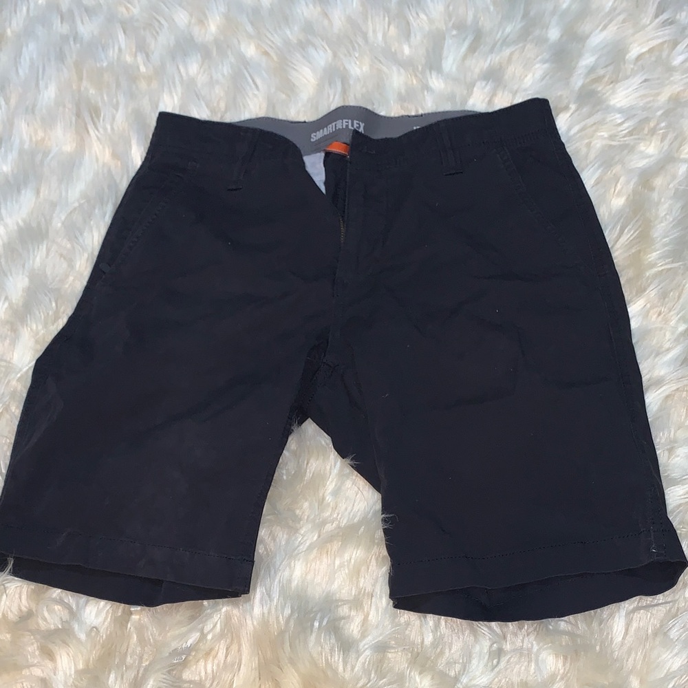 Dockets Men’s Black Stretch Chino Shorts